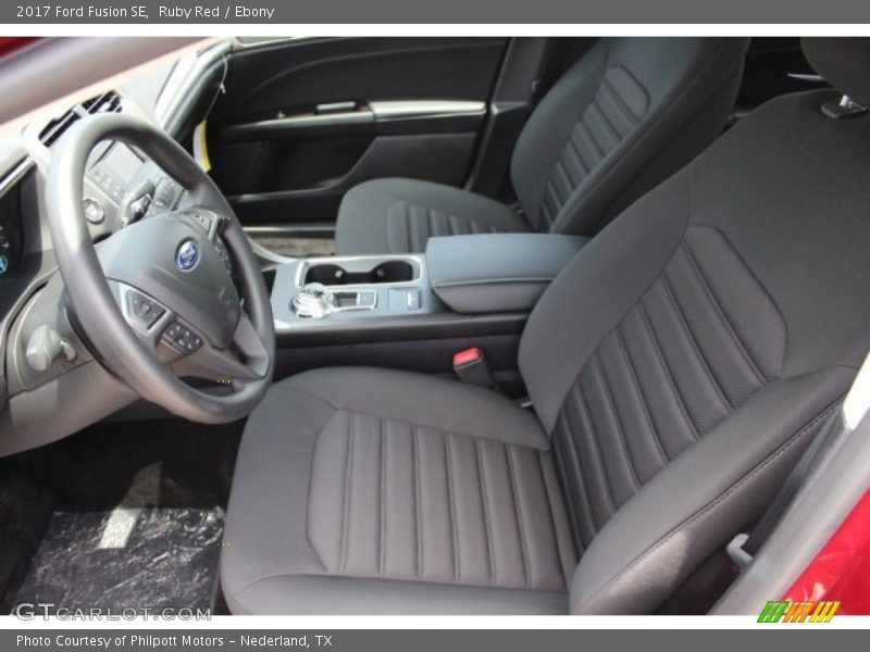 Ruby Red / Ebony 2017 Ford Fusion SE