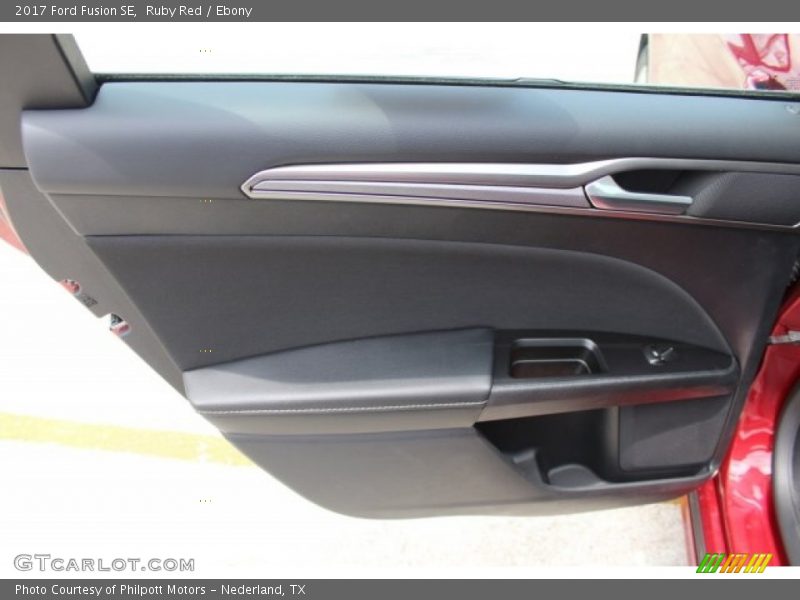 Ruby Red / Ebony 2017 Ford Fusion SE