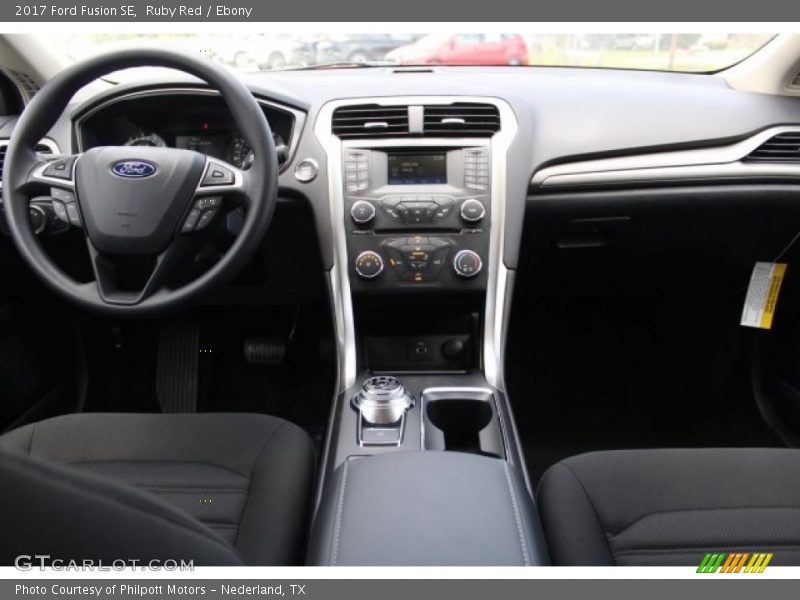Ruby Red / Ebony 2017 Ford Fusion SE