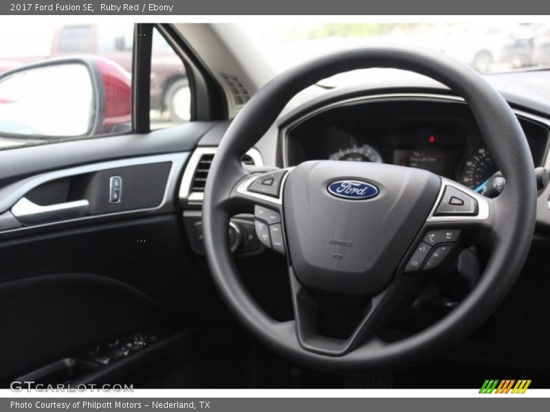 Ruby Red / Ebony 2017 Ford Fusion SE
