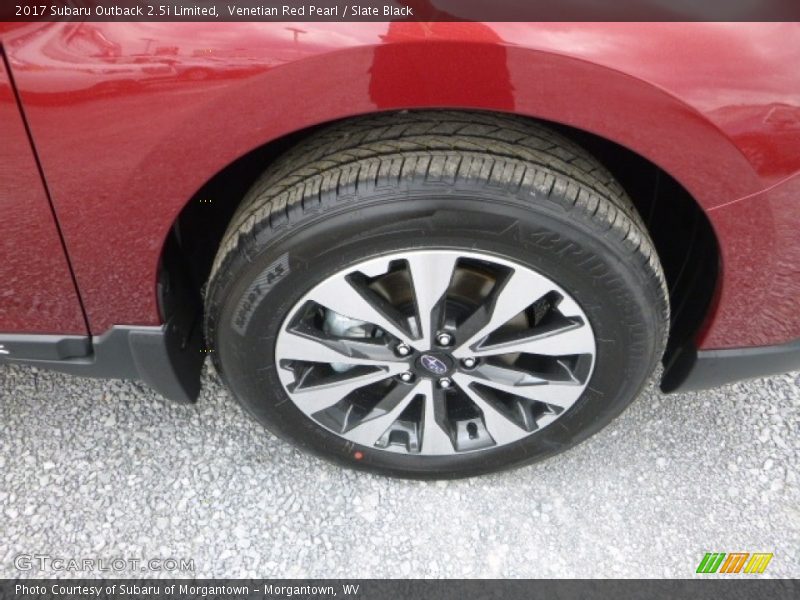 Venetian Red Pearl / Slate Black 2017 Subaru Outback 2.5i Limited