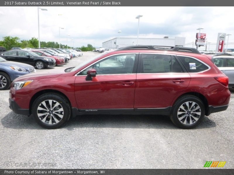 Venetian Red Pearl / Slate Black 2017 Subaru Outback 2.5i Limited