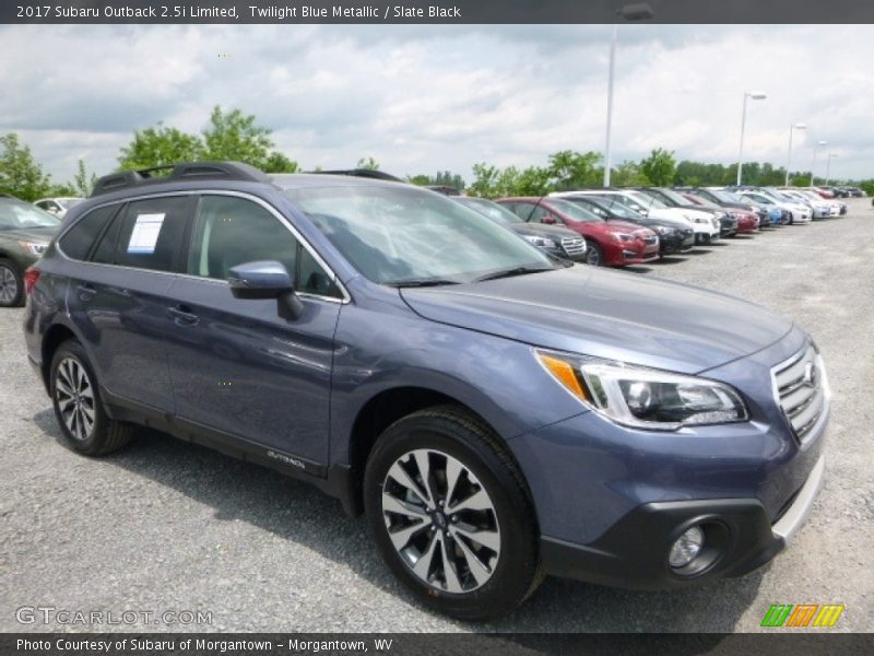 Twilight Blue Metallic / Slate Black 2017 Subaru Outback 2.5i Limited