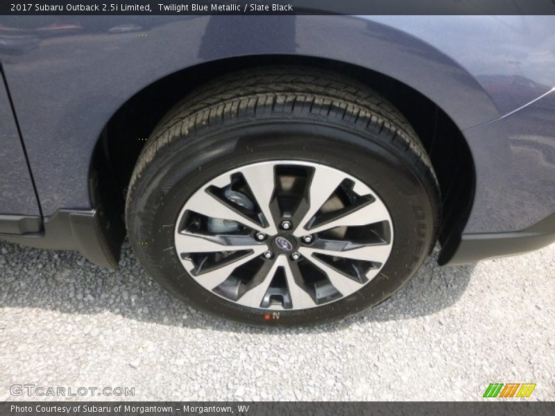 Twilight Blue Metallic / Slate Black 2017 Subaru Outback 2.5i Limited