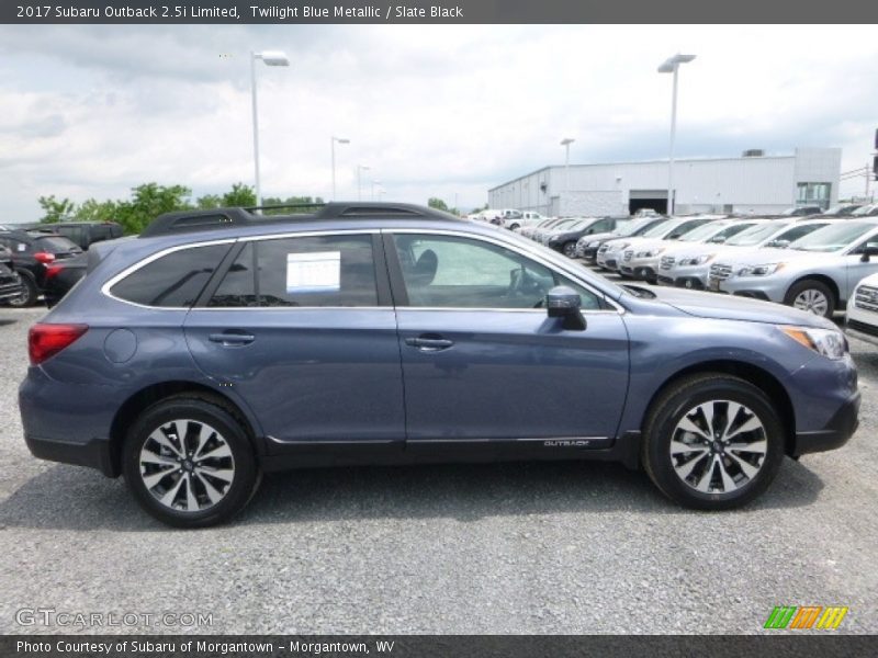 Twilight Blue Metallic / Slate Black 2017 Subaru Outback 2.5i Limited
