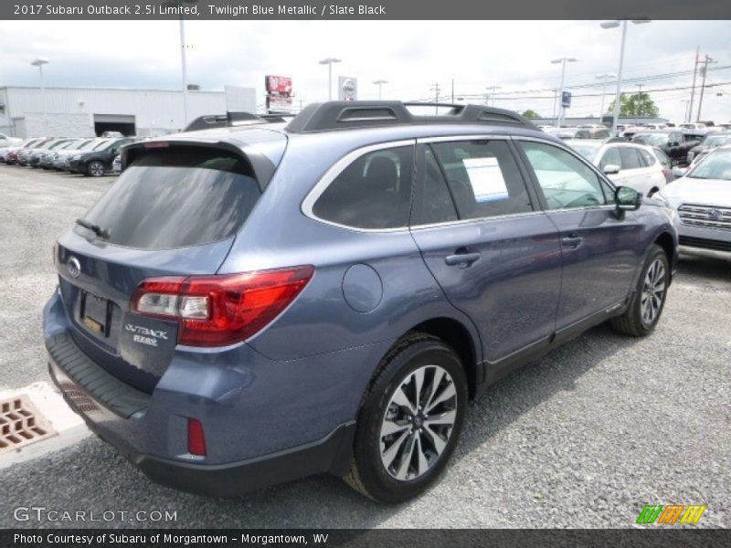 Twilight Blue Metallic / Slate Black 2017 Subaru Outback 2.5i Limited