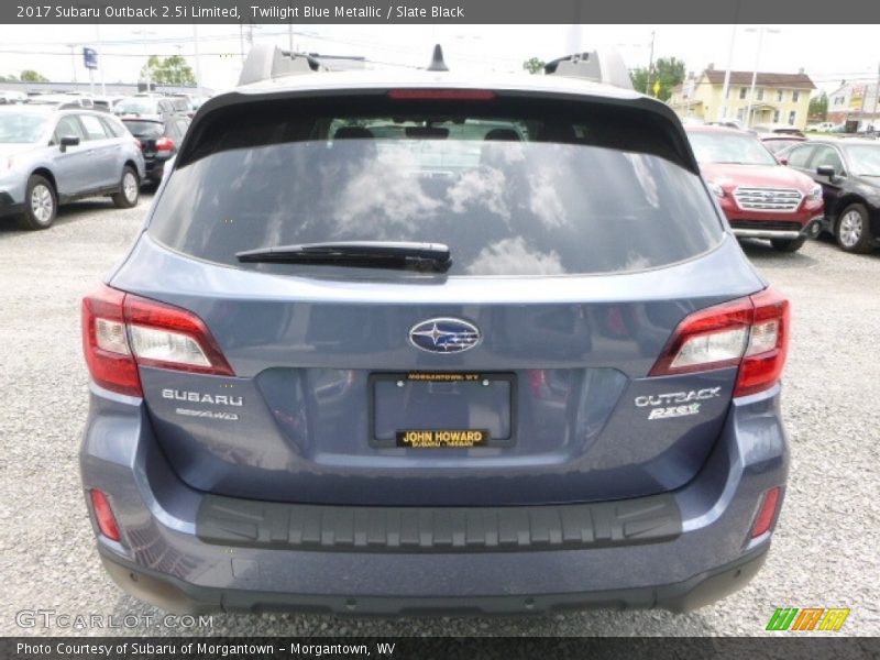 Twilight Blue Metallic / Slate Black 2017 Subaru Outback 2.5i Limited