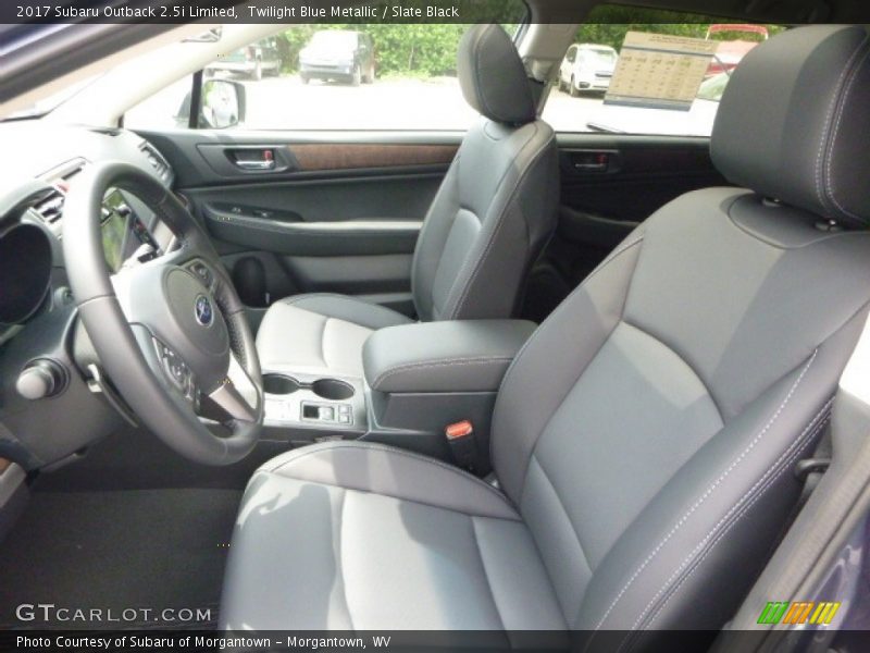 Twilight Blue Metallic / Slate Black 2017 Subaru Outback 2.5i Limited