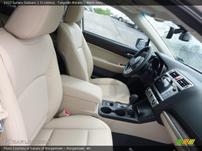 Tungsten Metallic / Warm Ivory 2017 Subaru Outback 2.5i Limited