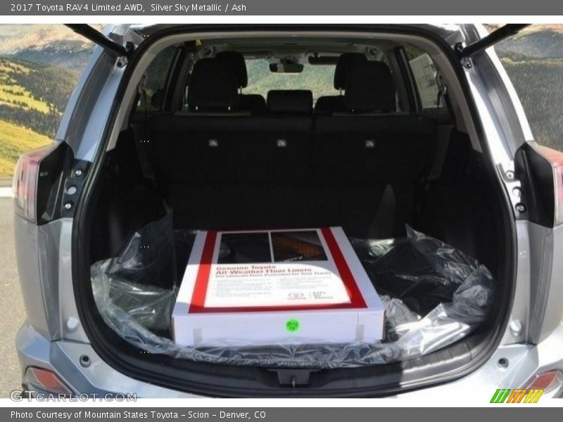 Silver Sky Metallic / Ash 2017 Toyota RAV4 Limited AWD