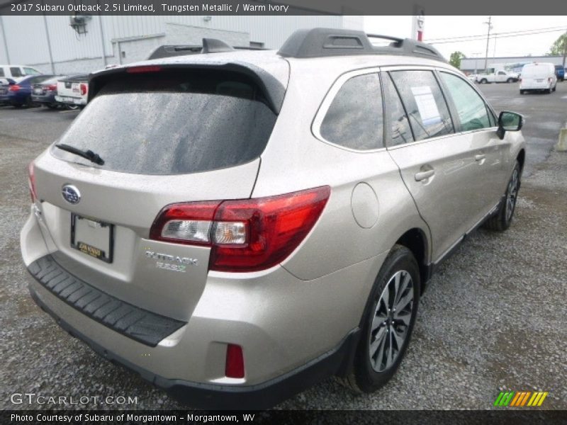 Tungsten Metallic / Warm Ivory 2017 Subaru Outback 2.5i Limited