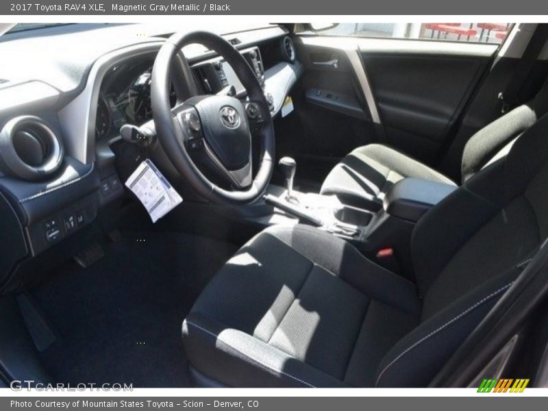 Magnetic Gray Metallic / Black 2017 Toyota RAV4 XLE