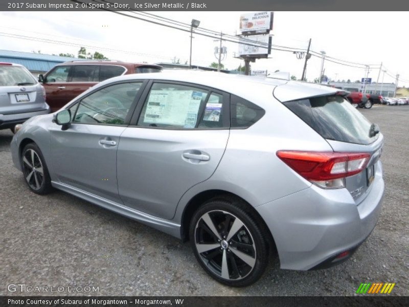 Ice Silver Metallic / Black 2017 Subaru Impreza 2.0i Sport 5-Door