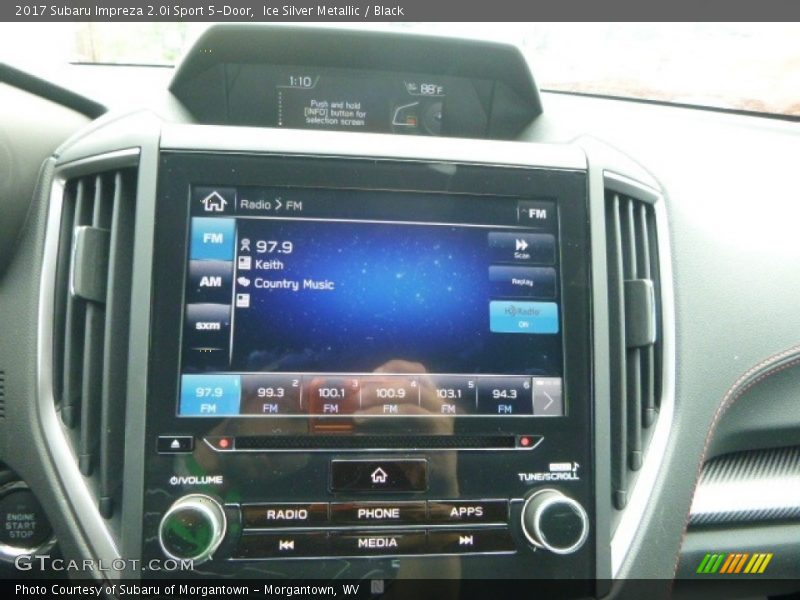 Ice Silver Metallic / Black 2017 Subaru Impreza 2.0i Sport 5-Door