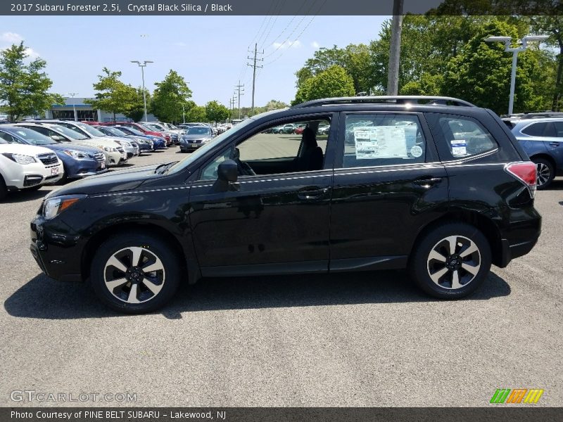 Crystal Black Silica / Black 2017 Subaru Forester 2.5i