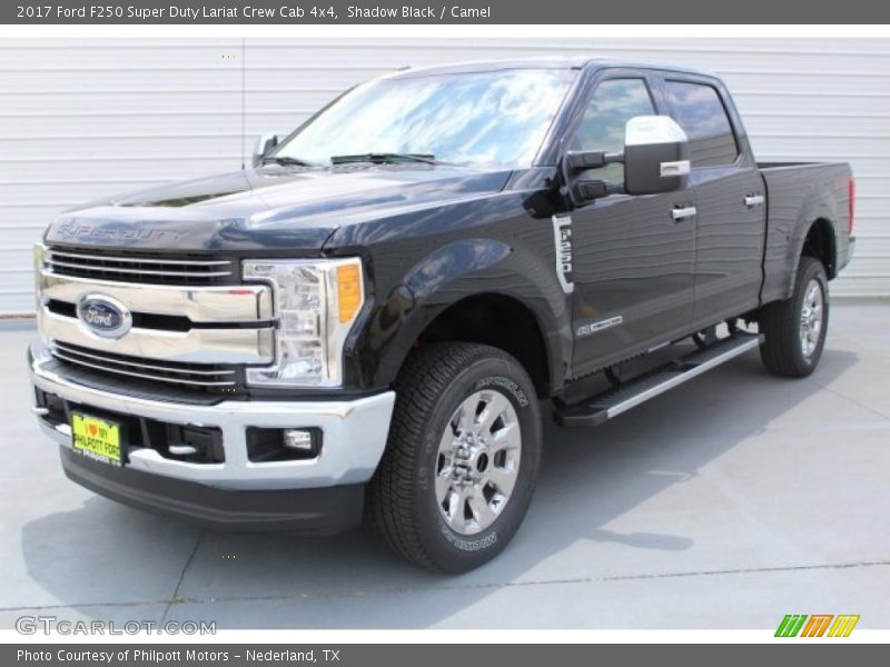 Shadow Black / Camel 2017 Ford F250 Super Duty Lariat Crew Cab 4x4