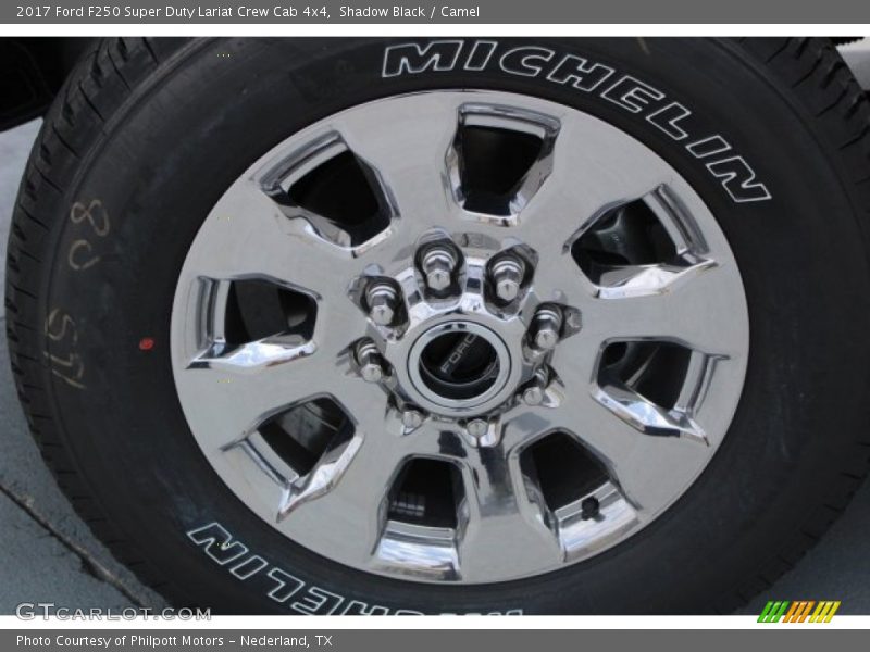 Shadow Black / Camel 2017 Ford F250 Super Duty Lariat Crew Cab 4x4