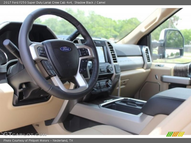 Shadow Black / Camel 2017 Ford F250 Super Duty Lariat Crew Cab 4x4