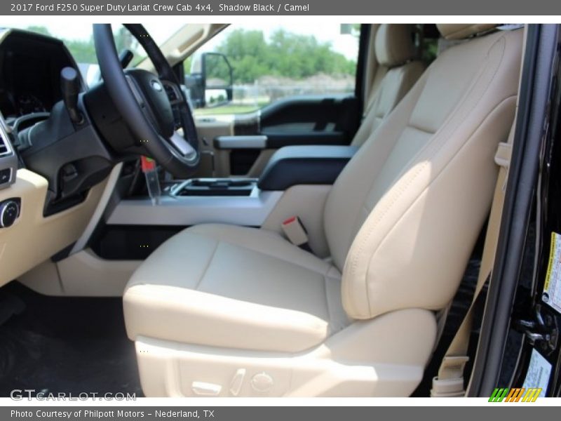 Shadow Black / Camel 2017 Ford F250 Super Duty Lariat Crew Cab 4x4