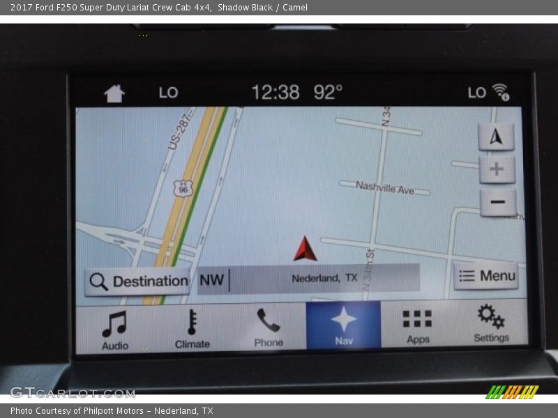 Shadow Black / Camel 2017 Ford F250 Super Duty Lariat Crew Cab 4x4