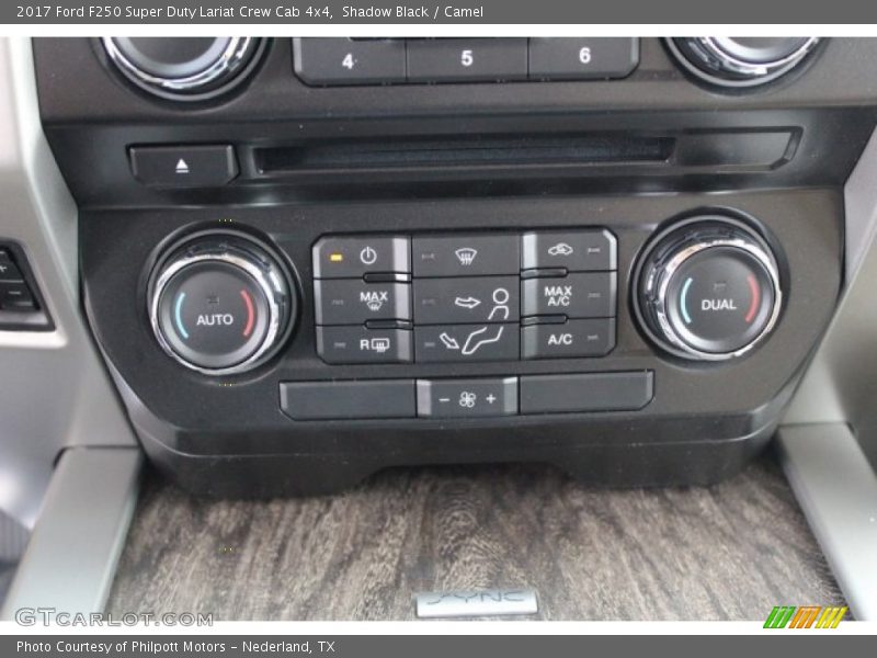 Shadow Black / Camel 2017 Ford F250 Super Duty Lariat Crew Cab 4x4