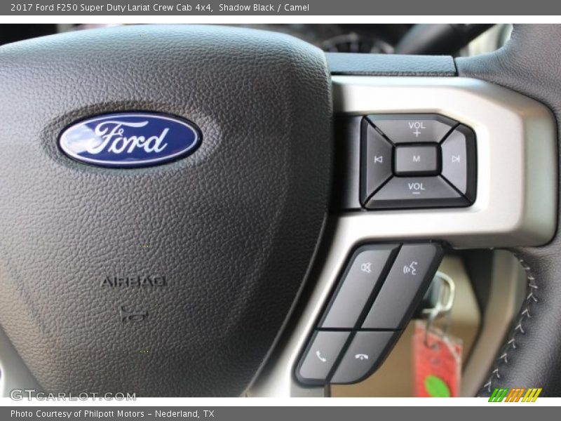 Shadow Black / Camel 2017 Ford F250 Super Duty Lariat Crew Cab 4x4
