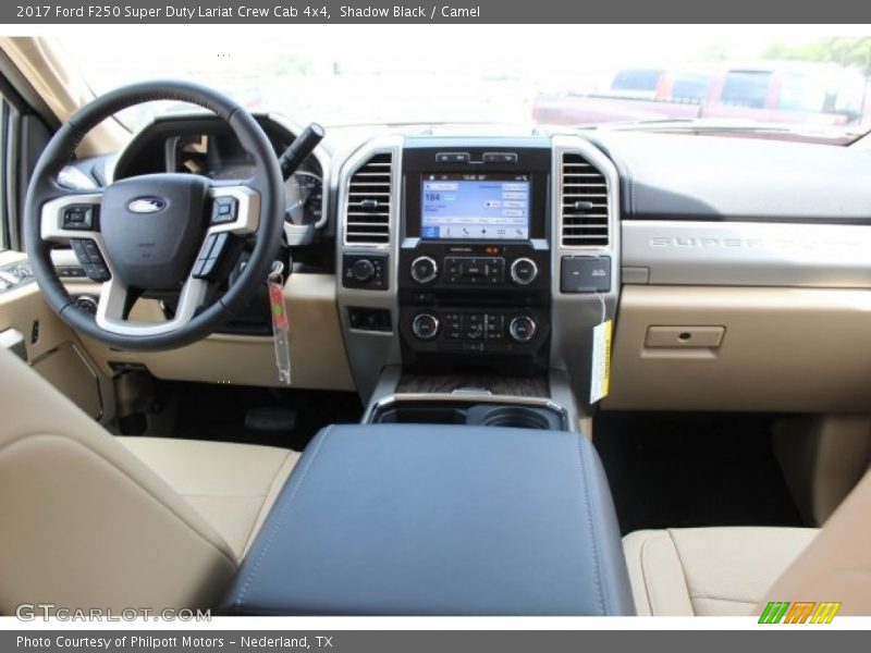 Shadow Black / Camel 2017 Ford F250 Super Duty Lariat Crew Cab 4x4