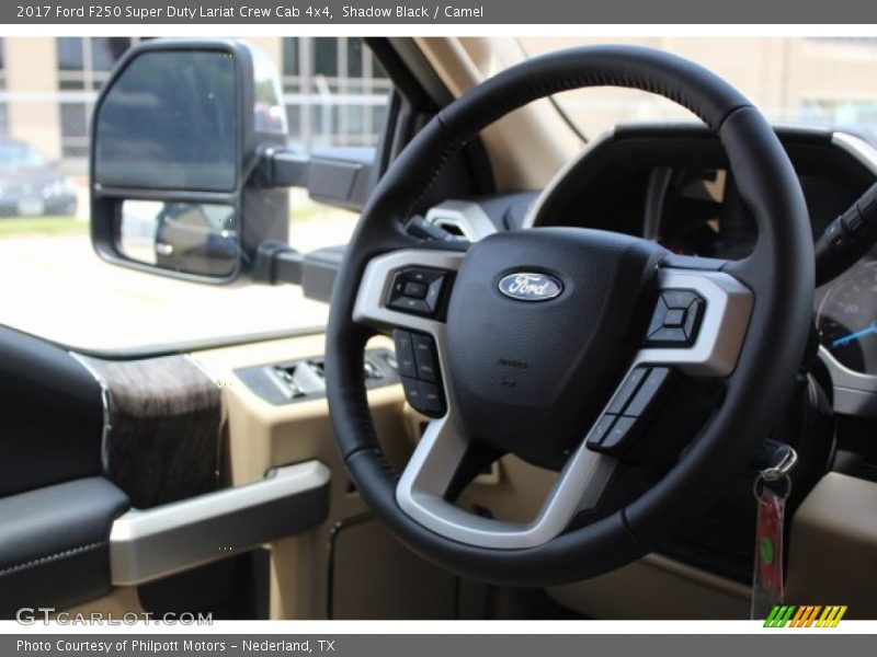 Shadow Black / Camel 2017 Ford F250 Super Duty Lariat Crew Cab 4x4