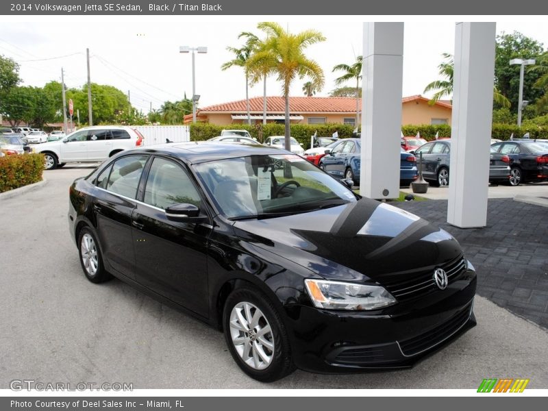Black / Titan Black 2014 Volkswagen Jetta SE Sedan