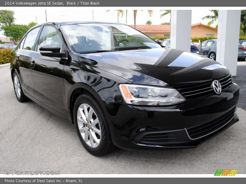 Black / Titan Black 2014 Volkswagen Jetta SE Sedan