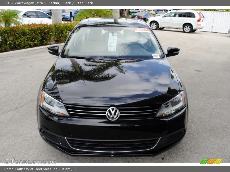 Black / Titan Black 2014 Volkswagen Jetta SE Sedan