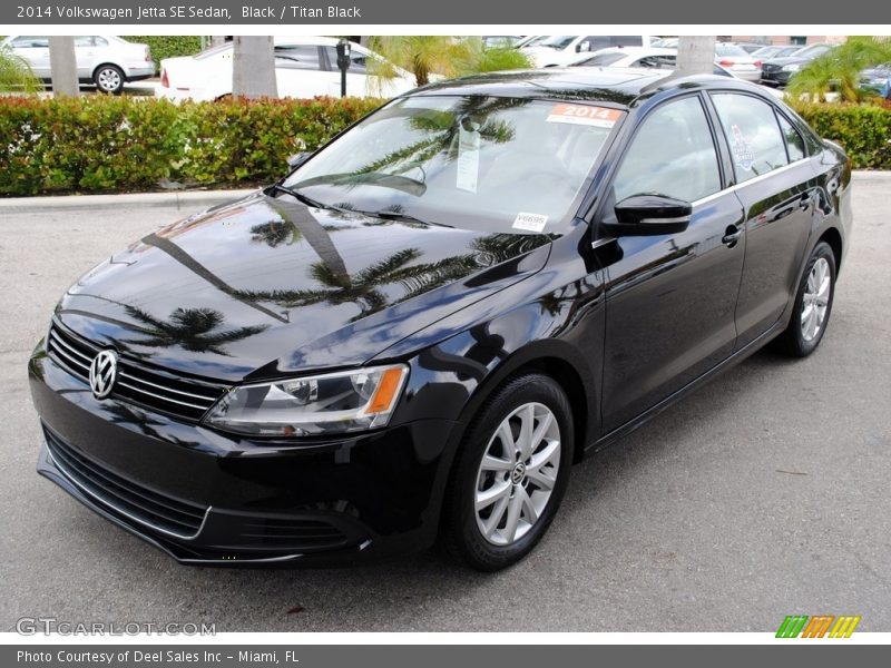 Black / Titan Black 2014 Volkswagen Jetta SE Sedan