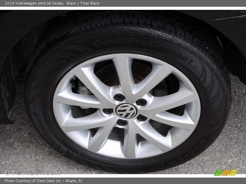 Black / Titan Black 2014 Volkswagen Jetta SE Sedan