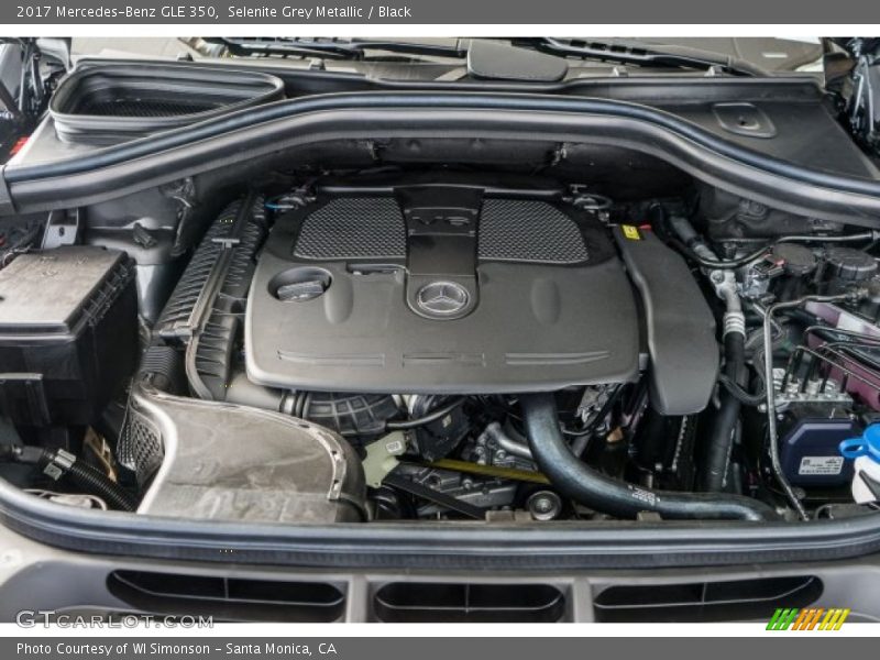 Selenite Grey Metallic / Black 2017 Mercedes-Benz GLE 350