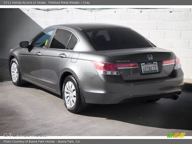 Polished Metal Metallic / Gray 2011 Honda Accord LX Sedan