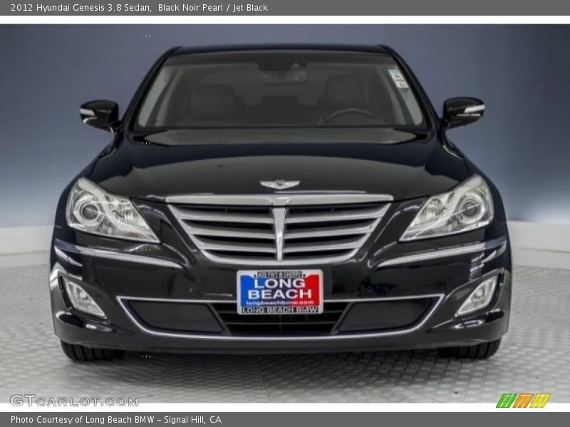 Black Noir Pearl / Jet Black 2012 Hyundai Genesis 3.8 Sedan