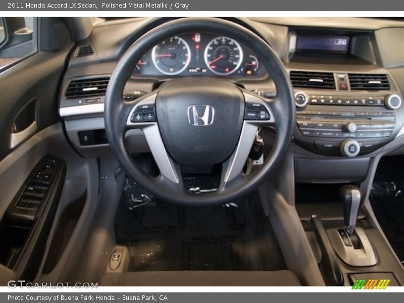 Polished Metal Metallic / Gray 2011 Honda Accord LX Sedan