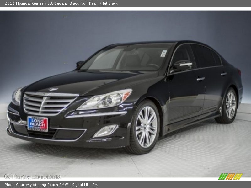 Black Noir Pearl / Jet Black 2012 Hyundai Genesis 3.8 Sedan