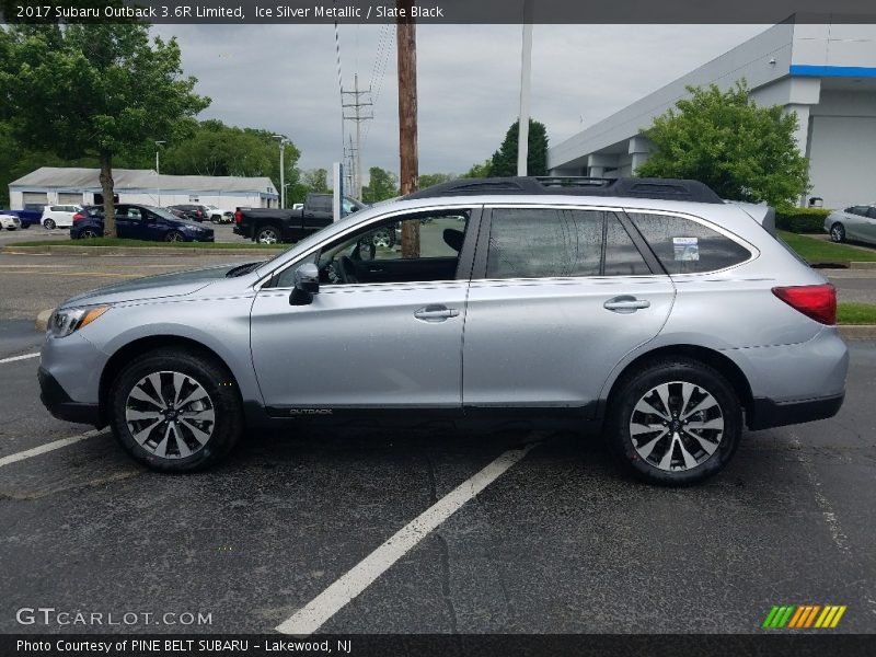 Ice Silver Metallic / Slate Black 2017 Subaru Outback 3.6R Limited