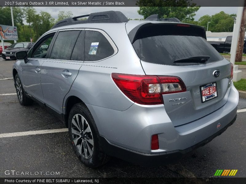 Ice Silver Metallic / Slate Black 2017 Subaru Outback 3.6R Limited