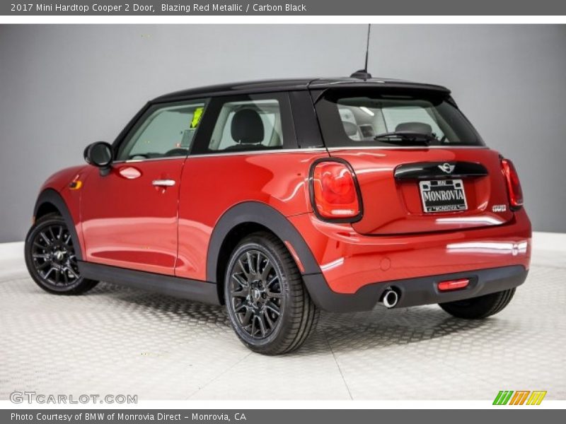 Blazing Red Metallic / Carbon Black 2017 Mini Hardtop Cooper 2 Door