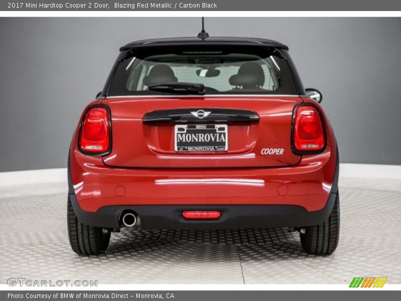 Blazing Red Metallic / Carbon Black 2017 Mini Hardtop Cooper 2 Door