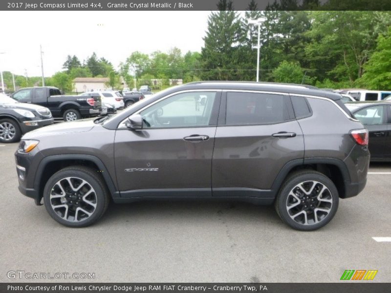 Granite Crystal Metallic / Black 2017 Jeep Compass Limited 4x4