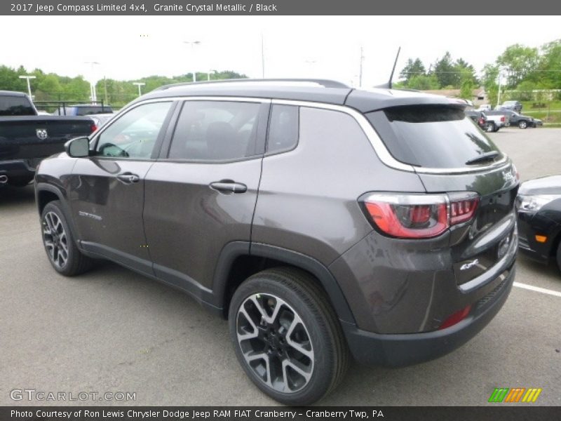 Granite Crystal Metallic / Black 2017 Jeep Compass Limited 4x4