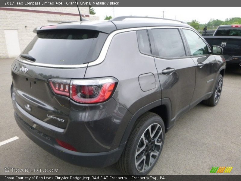 Granite Crystal Metallic / Black 2017 Jeep Compass Limited 4x4