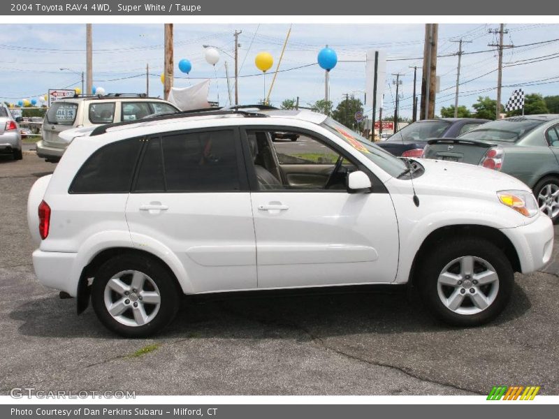 Super White / Taupe 2004 Toyota RAV4 4WD