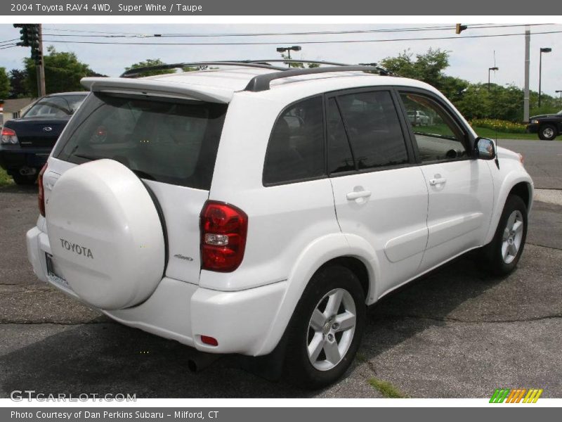Super White / Taupe 2004 Toyota RAV4 4WD