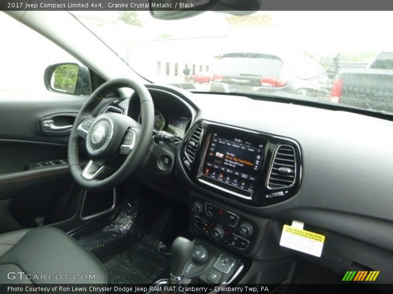 Granite Crystal Metallic / Black 2017 Jeep Compass Limited 4x4