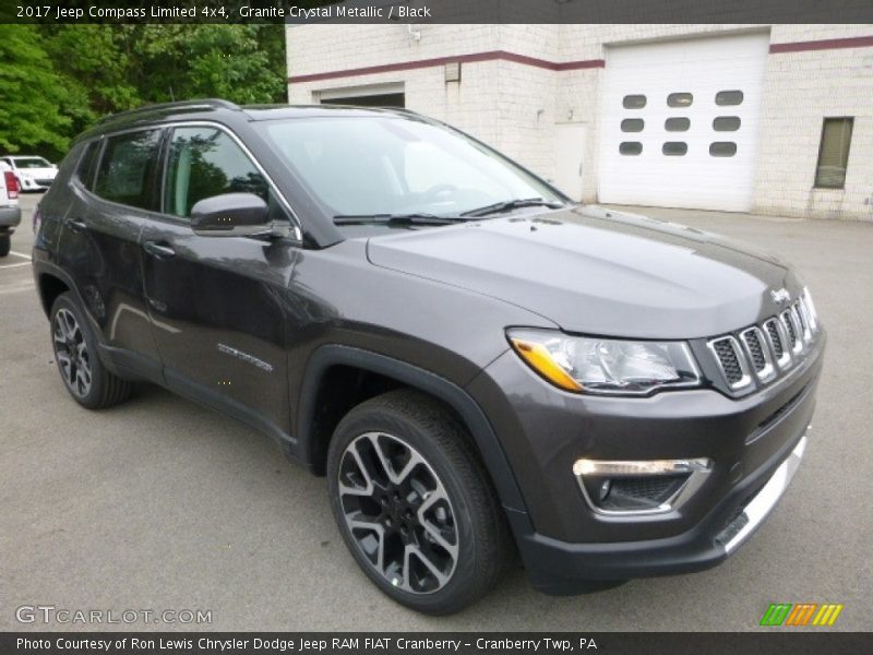Granite Crystal Metallic / Black 2017 Jeep Compass Limited 4x4