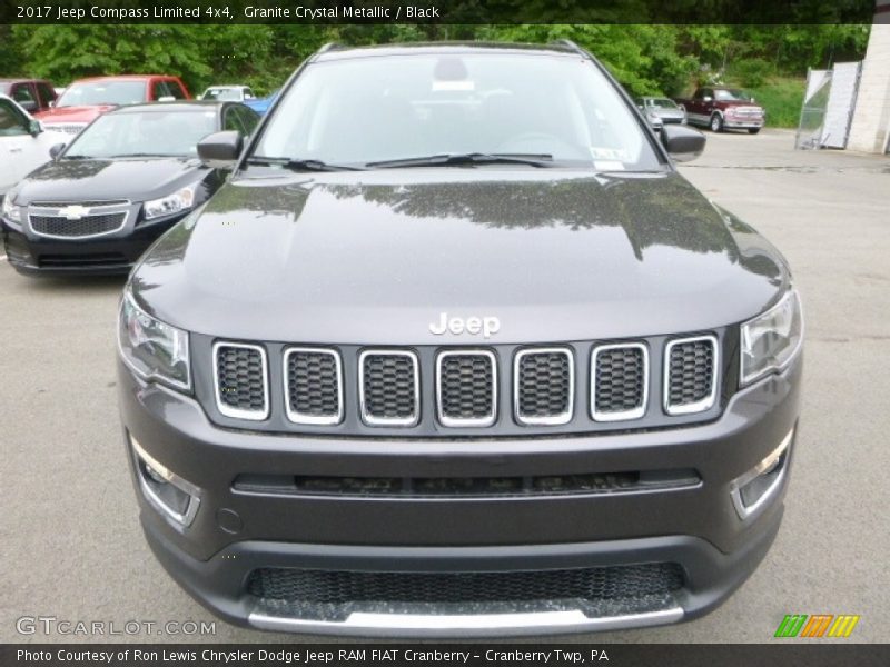 Granite Crystal Metallic / Black 2017 Jeep Compass Limited 4x4